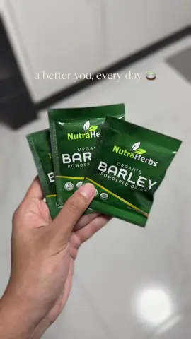 Glow up this year with your favorite #NutraHerbs 🌱 Your journey to better digestion, energy, and immunity starts here! 💚 #GlowUp #BarleyBenefits #WellnessJourney #HealthyLiving #SelfCareTips #DailyWellness #CleanGirlAesthetic #NewYearNewMe #HealthGoals2025