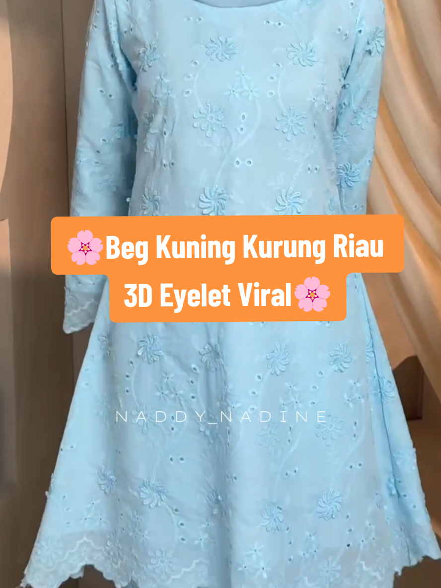 Cantiknya sulam kurung eyelet ni nampak elegant dan exclusive je Kurung Riau Anggun #kurungriau #bajukurungriau #bajukurung #kurungraya #kurungcantik #bajukurungraya #bajukurungcantik #bajurayacantik #bajuraya2025 #raya2025 