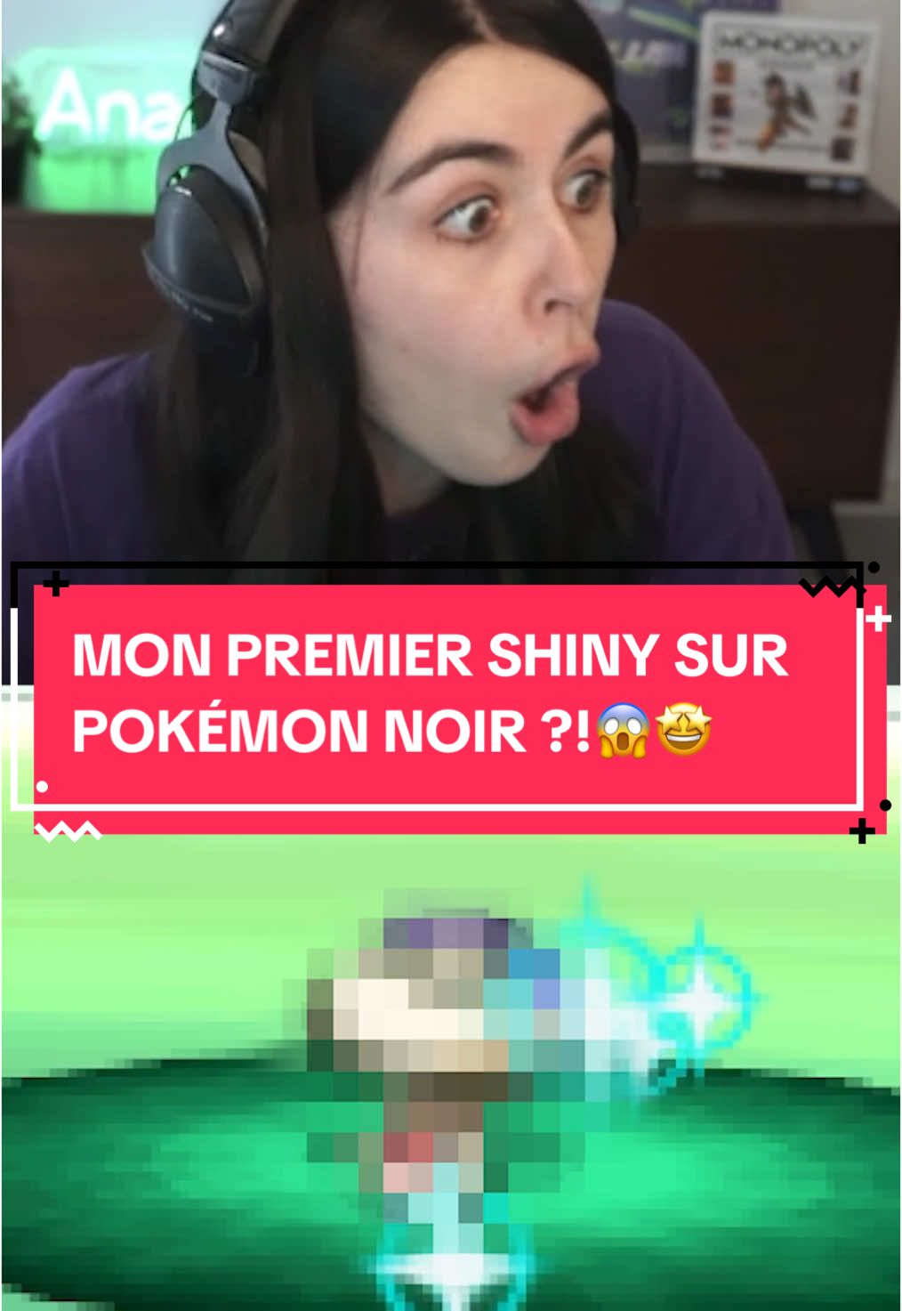 Le shiny le plus improbable sur Pokémon noir😁 #anaee #twitch #shiny 