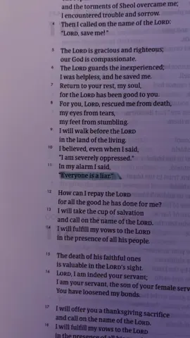 psalm 116:11 Everyone is a liar #fyp #bible #jesus 