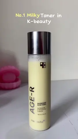 Lemon milky toner 💛 @Medicube Global  . . . #medicubeambassador #medicube #lemonmilktoner #shaketoner #glutathione #peptide #milktoner #tikktokshopnewarrivals #korean #koreanskin #glassskin #darkspot #skincare #korean skincare to enhances skin tone #skincareroutine #skincaretips #explore #explorepage 