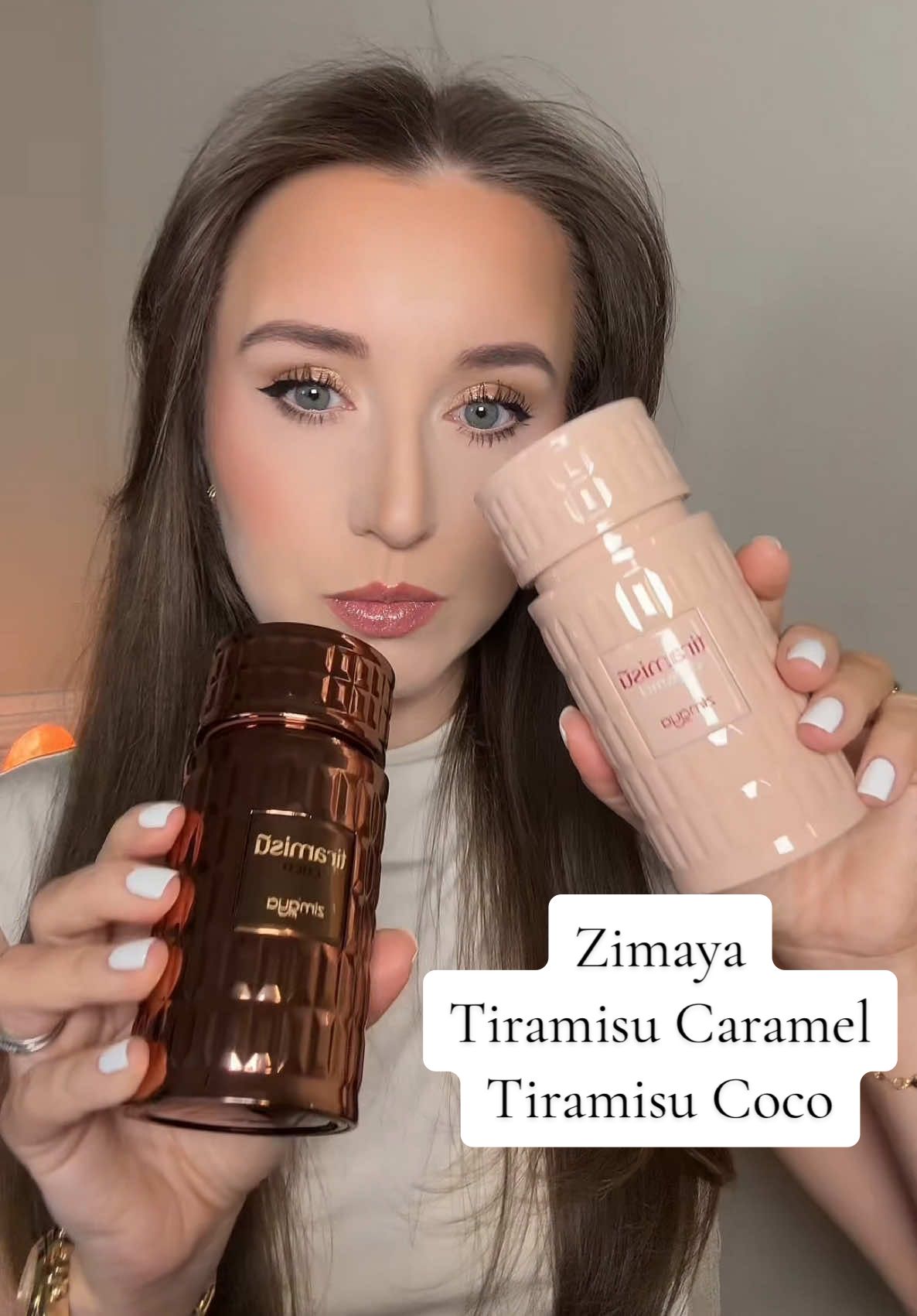 They both smell delicious 🤤 I have a discount code it’s TERESAGRIMMER15 link is in my bio @Zimaya Perfumes #viral #zimayaperfume #tiramisucaramel #tiramisucoco #gourmandperfume #perfume #perfumetiktok #fragrance #fragrancetiktok 