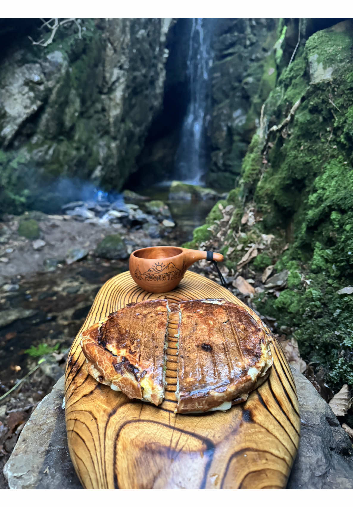 Kavurma Sucuklu Double Tost 🌭 Double mixed toast with beef roast sausage  #outdoorcooking #Outdoors #nature #asmr #asmrvideo #survival #foodvideos #yummyfood #healthyfood #cookingoutdoors #cookingvideo 