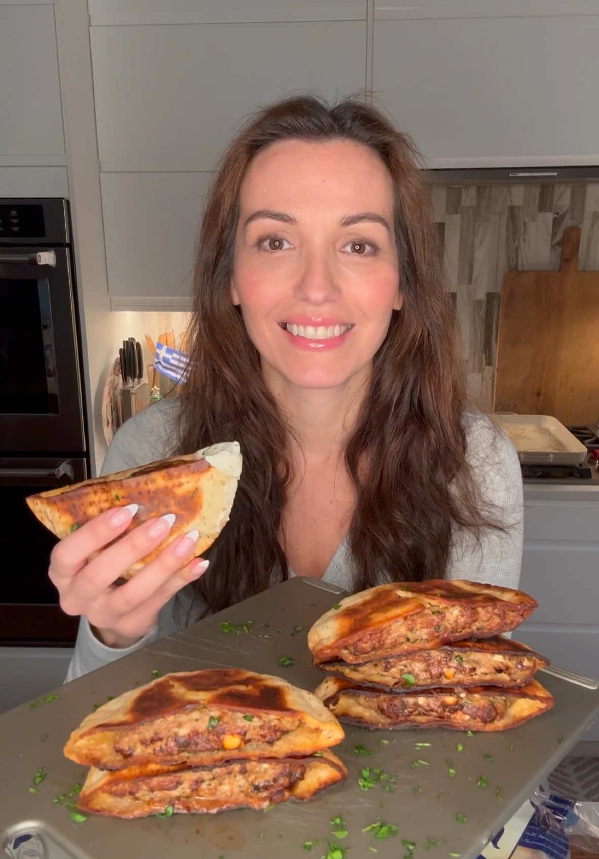 ARAYES using my favorite @Toufayan Bakeries pitas 🥙 full recipe is on my website: HungryHappens.Net 