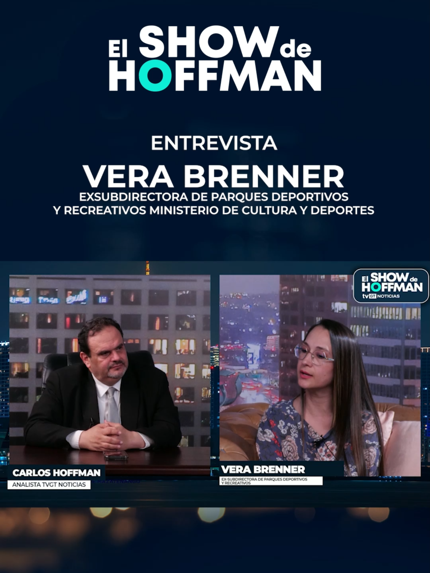 🔴 📹 EL SHOW DE HOFFMAN CON VERA BRENNER  @vera_brenner #Guatemala #Guate #GT #Gobierno #Semilla #Bernardo #Arevalo #Viral #Parati #PartiGT