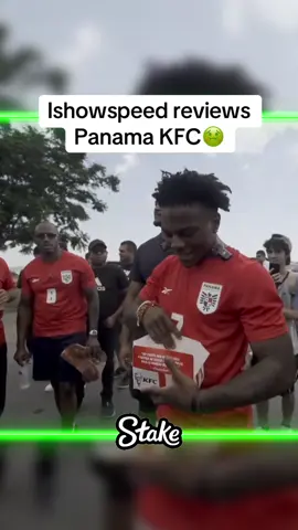 Ishowspeed reviews Panama KFC🤢 #ishowspeed #panama #speed 