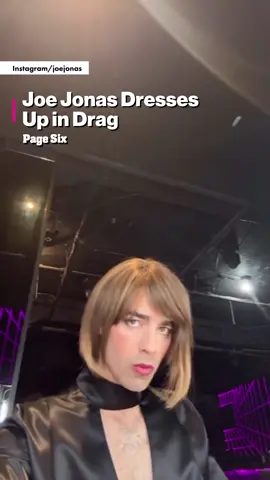 Joe Jonas has fans freaking out after posting a video dressing up in Drag, simply captioning the clip “💅.”
