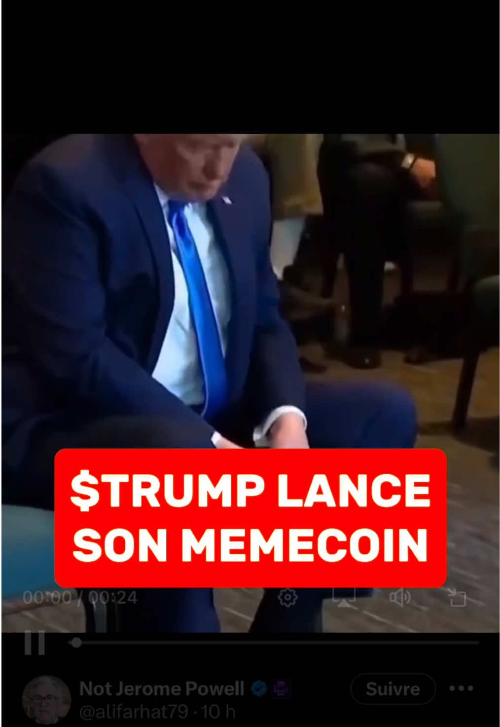 NON MAIS LA SINGERIE !!! #trump #memecoin #crypto