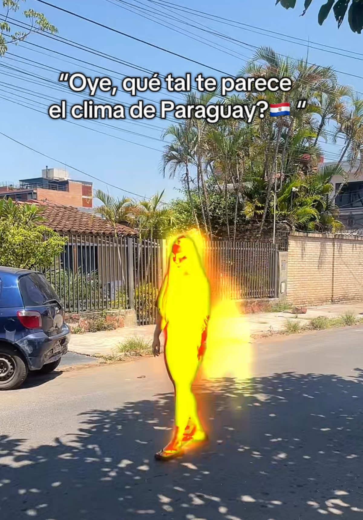 Si o si? 🤔 Estoy derritiendo con este calor en Asuncion 🇵🇾🫠 #paraguay #asuncion #humor #guarani #humor #latam #verano2025 #viajestiktok 