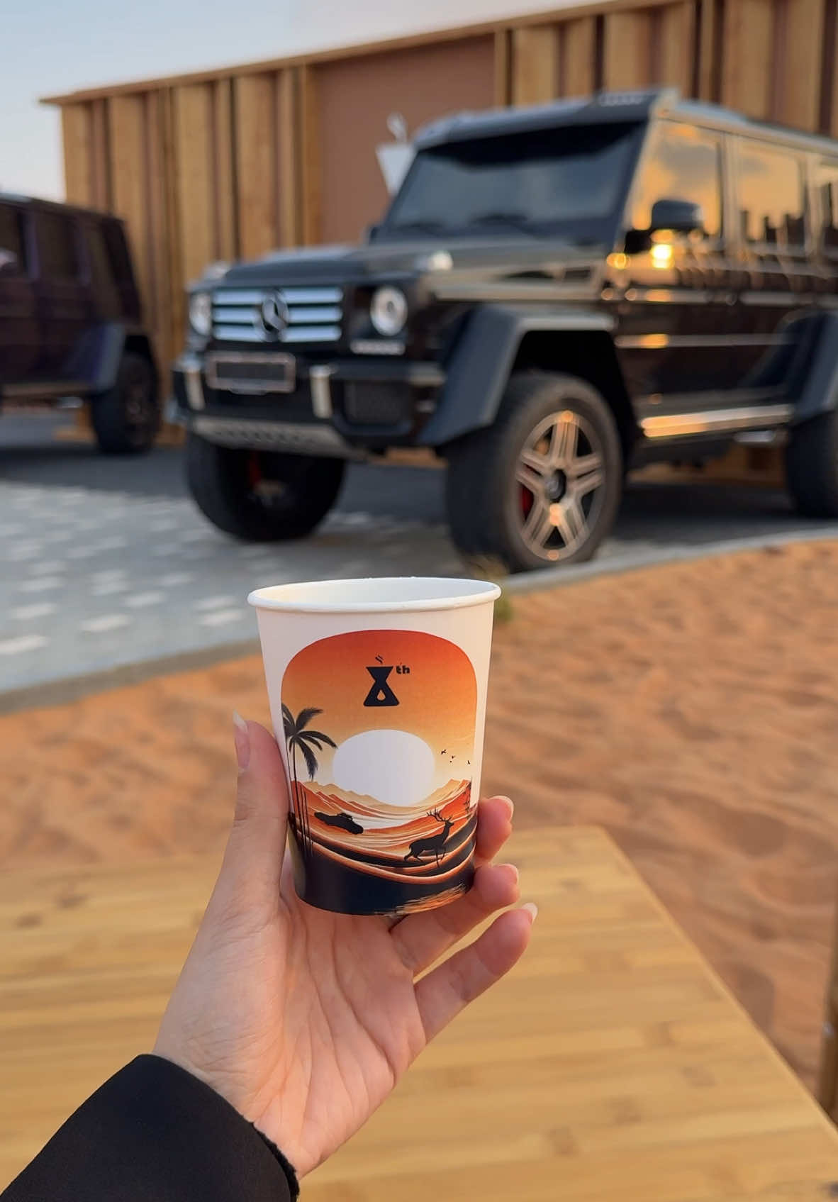 أفخم درايڤ ثرو😎❤️‍🔥!! @8thcafe  مرغم - دبي #شتا #كافي #cars #carsoftiktok #PlacesToVisit #fyp #شتاء 