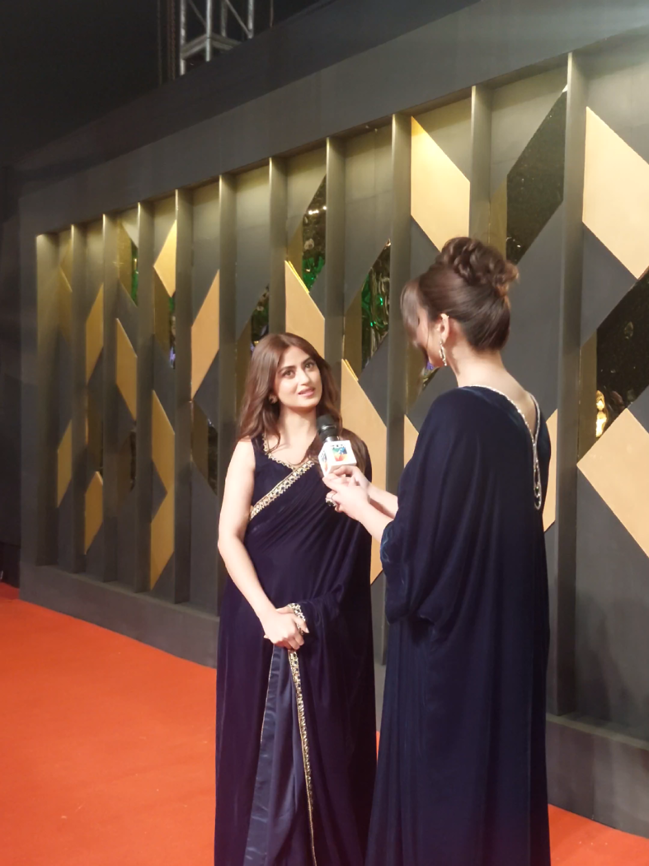 Sajal Ali lights up the red carpet to mark two decades of HUM TV’s brilliance. Let the celebration begin! 🎉💫  #WhatToWatch #20YearsOfHUM #20YearsOfMagic #HUM20thAnniversary #HUMTV #sajalali 