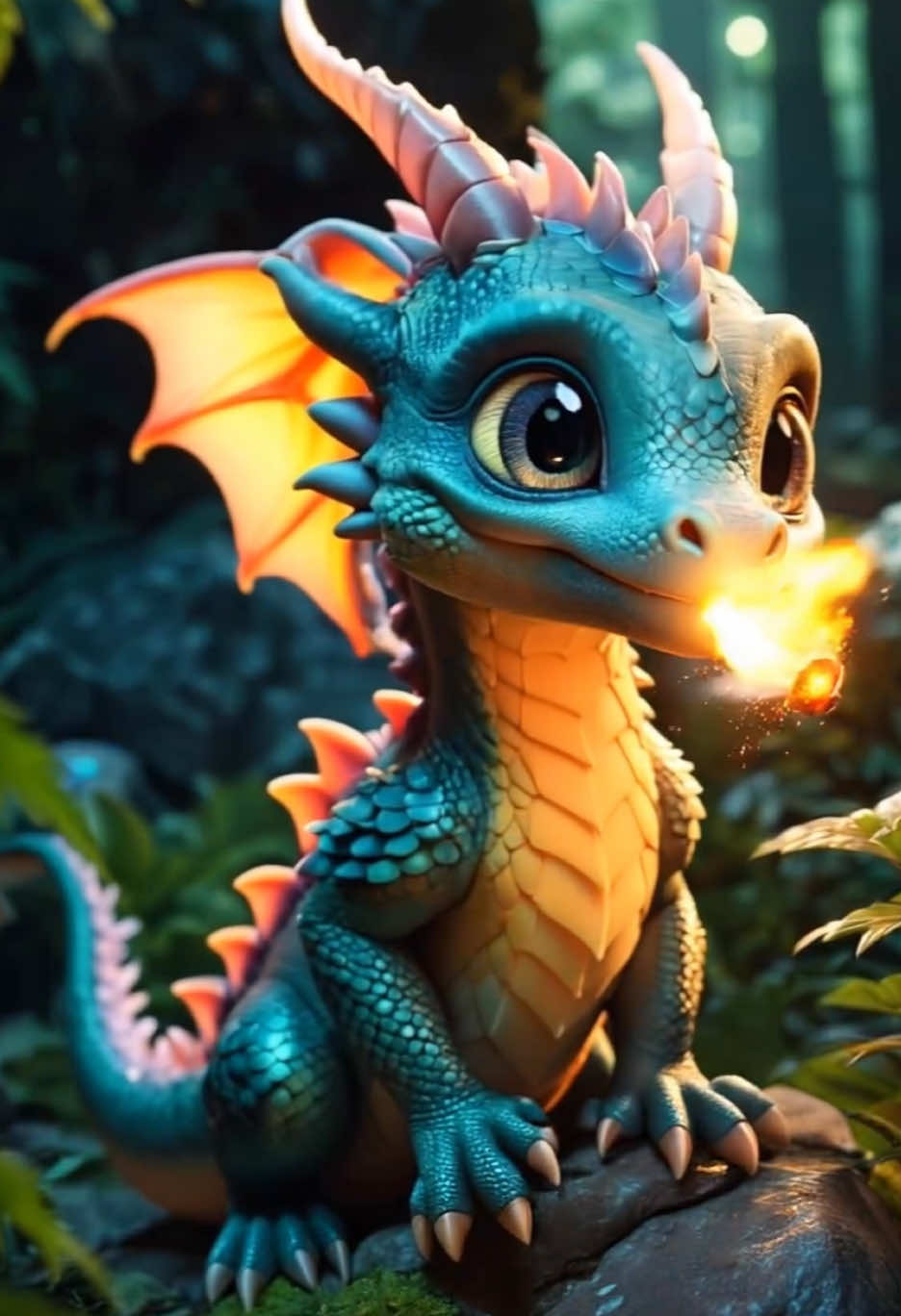 Baby Dragon’s First Fire Breath 🐉✨                    Watch this tiny dragon take its first magical step into the world of fire! 🔥 So cute, so powerful, and totally unforgettable. 🐲💖 #BabyDragon #FirstFireBreath #DragonMagic #fyp #foryoupage❤️❤️ #FantasyCreatures #FairyTaleMoments #AdorableDragons #AIArt #AIMagic #FantasyVibes #dragonlife 