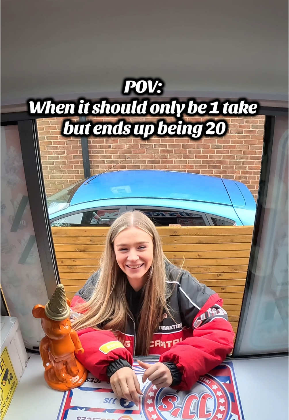 When you’ve got the giggles and they just can’t go away🤣 #jjsices #icecream #fyp #skit #pov 