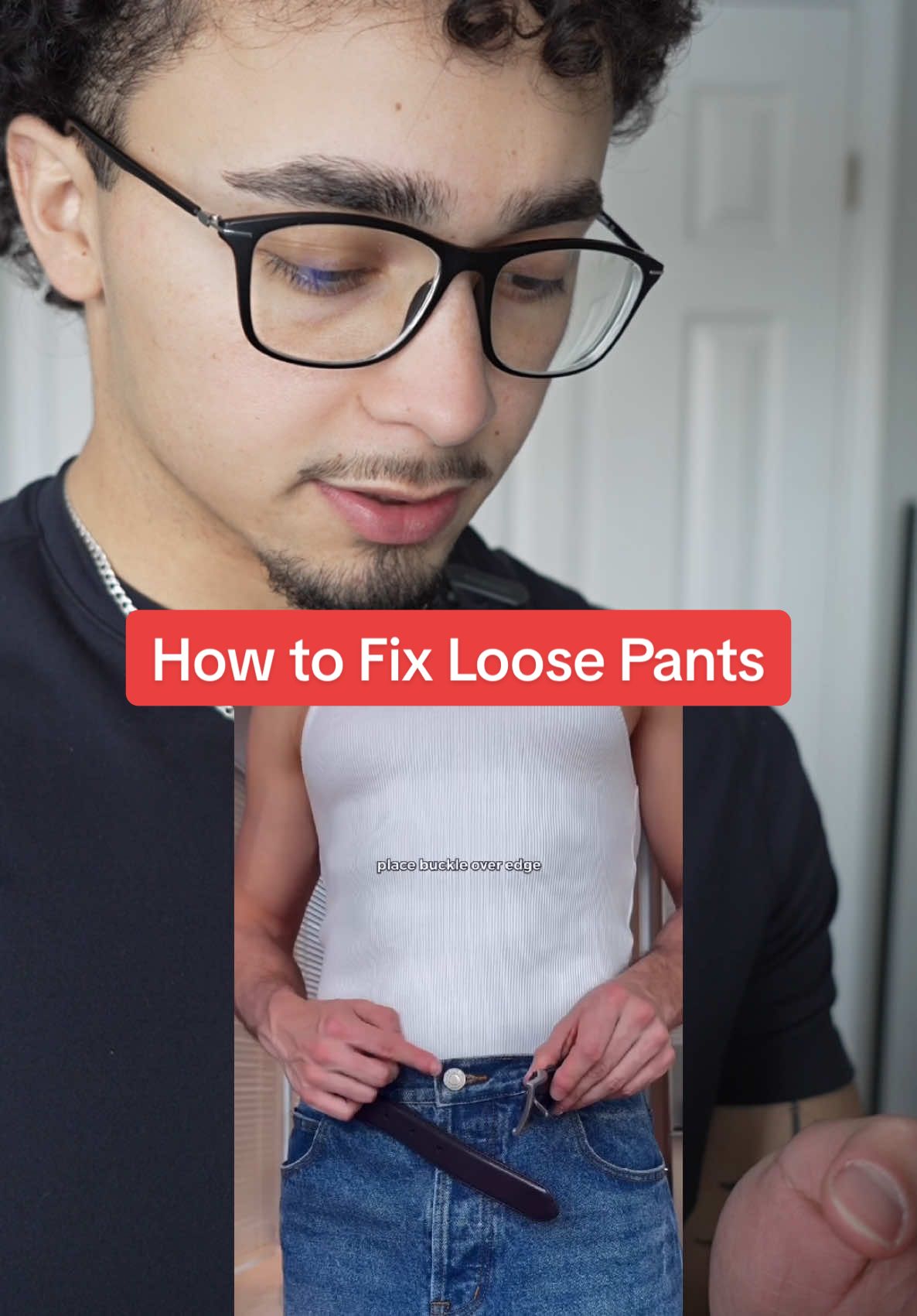 Going to pee will be a struggle 😭 #pants #fashion #mensclothing #LifeHack 