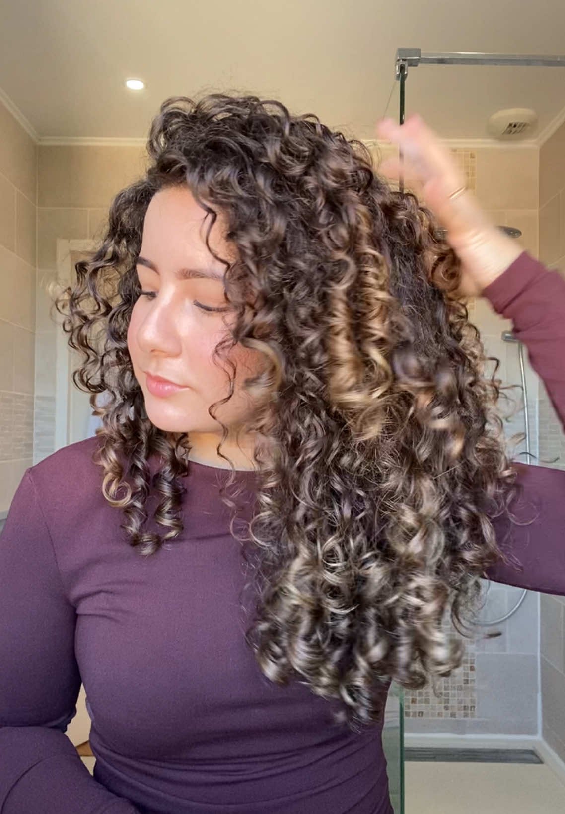 I LOVE 😍 #curlyhair #hairmaintenance #hair #hairtok 