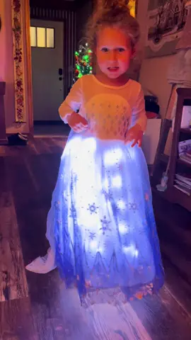 Buy the princess dress mama this phase won’t last long🤍🩵👑 #princess #princessdress #lightupdress #fyp 