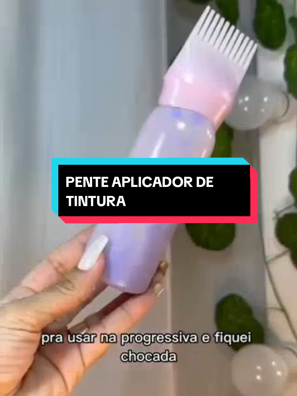 Pente aplicador de tintura