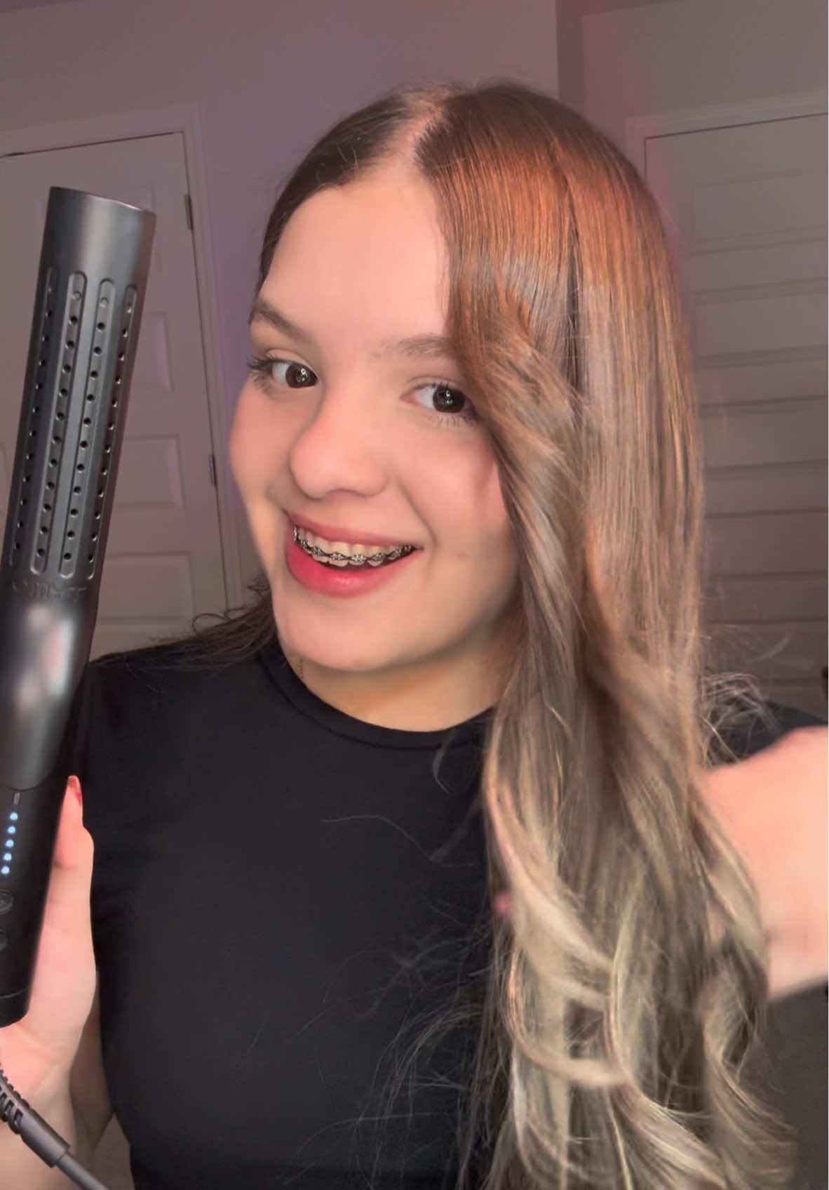 Plancha 2 en 1 que funciona como rizadora también #hair #haircare #beauty #grwm #hairstyle 