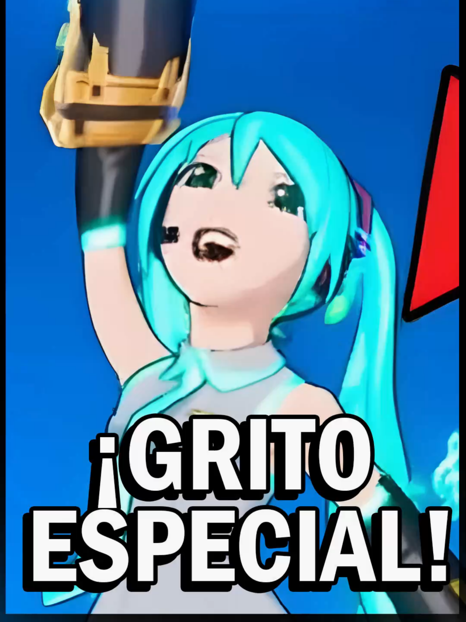 EL GRITO ESPECIAL DE MIKU #fornite #fornitememes #hatsunemiku #miku