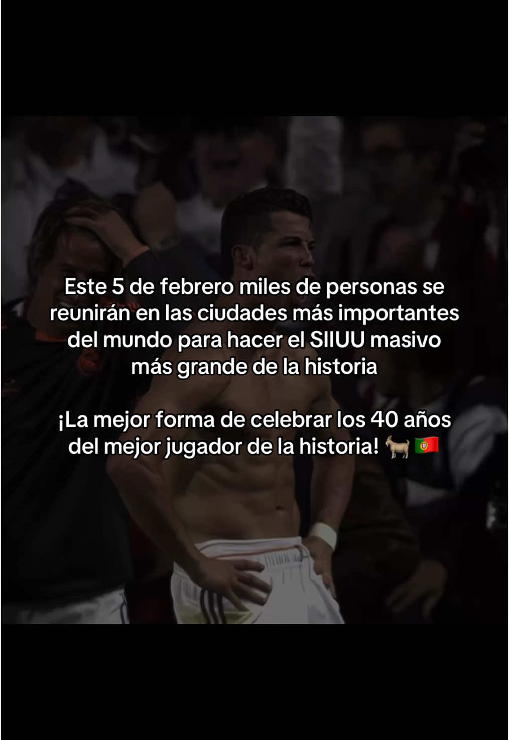 Los 40 años de Cristiano Ronaldo el mejor jugador de la historia #cristianoronaldo #cumpleaños #futbol #fyp #madrid #viral 