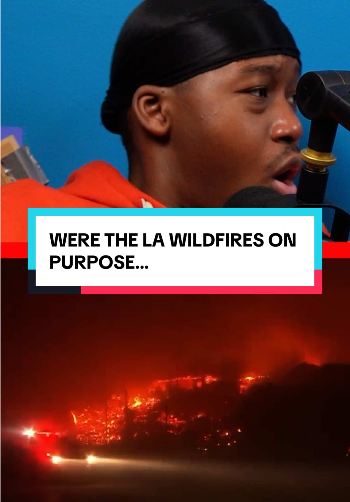 Was the WildFires in LA on Purpose 😳🔥 #noregulars #podcast #fypシ #2028olympics #wildfires #LA #clips 