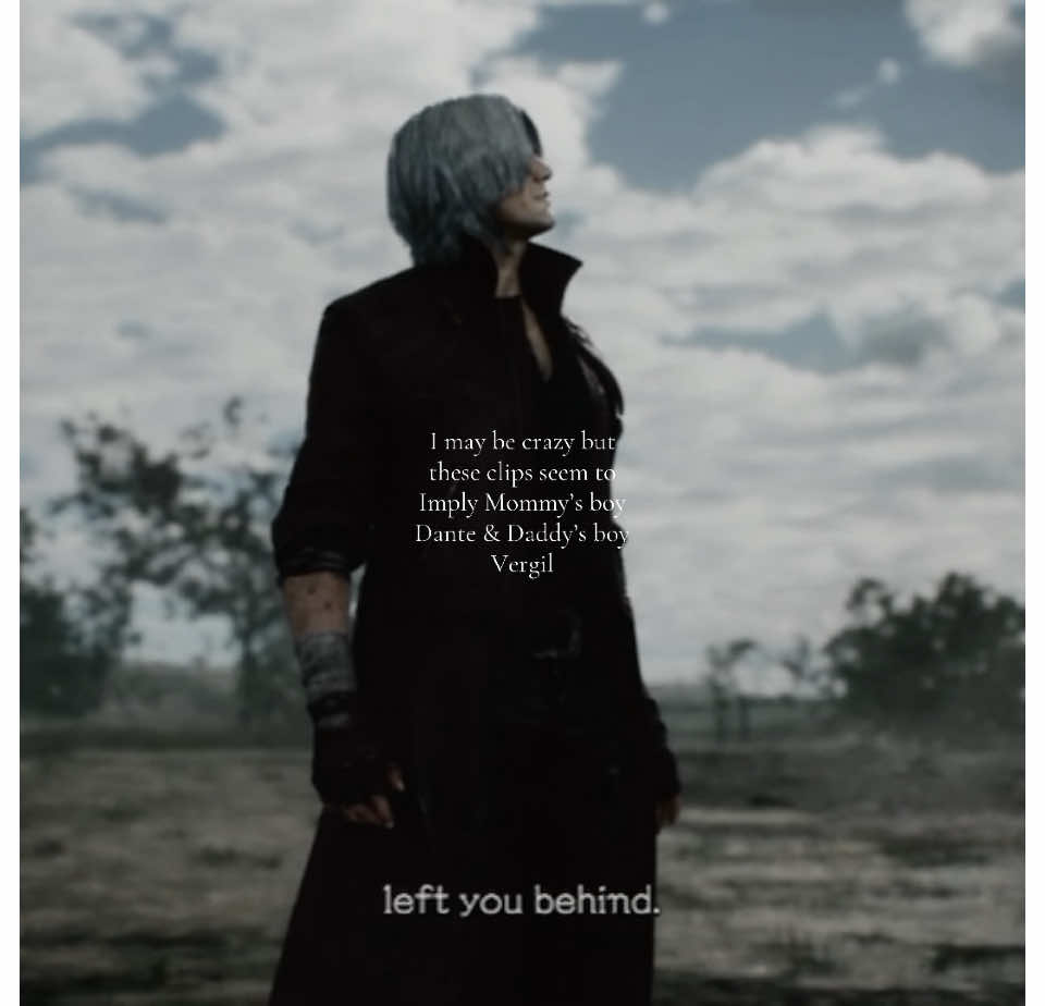 I figure they both hold their mother pretty dearly however I feel vergil may favor his father more considering he did believe his mother left him for dead. It makes the most sense In my opinion #devilmaycry #foryou #fyp #vergilsparda #dantesparda #dmc5 #devilmaycry5 #devilmaycry 