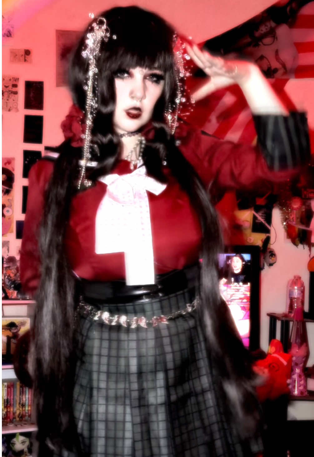 probably my last post if tiktok truly does go dark tonight #makiharukawa #makiharukawacosplay #danganronpa #danganronpav3 #drv3 #danganronpacosplay #drv3cosplay #danganronpav3cosplay #killingharmony 