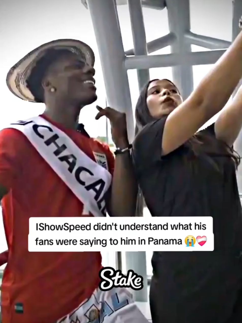 IShowSpeed didn't understand what his fans were saying to him in Panama 😭❤️‍🩹 #ishowspeed #fyp 