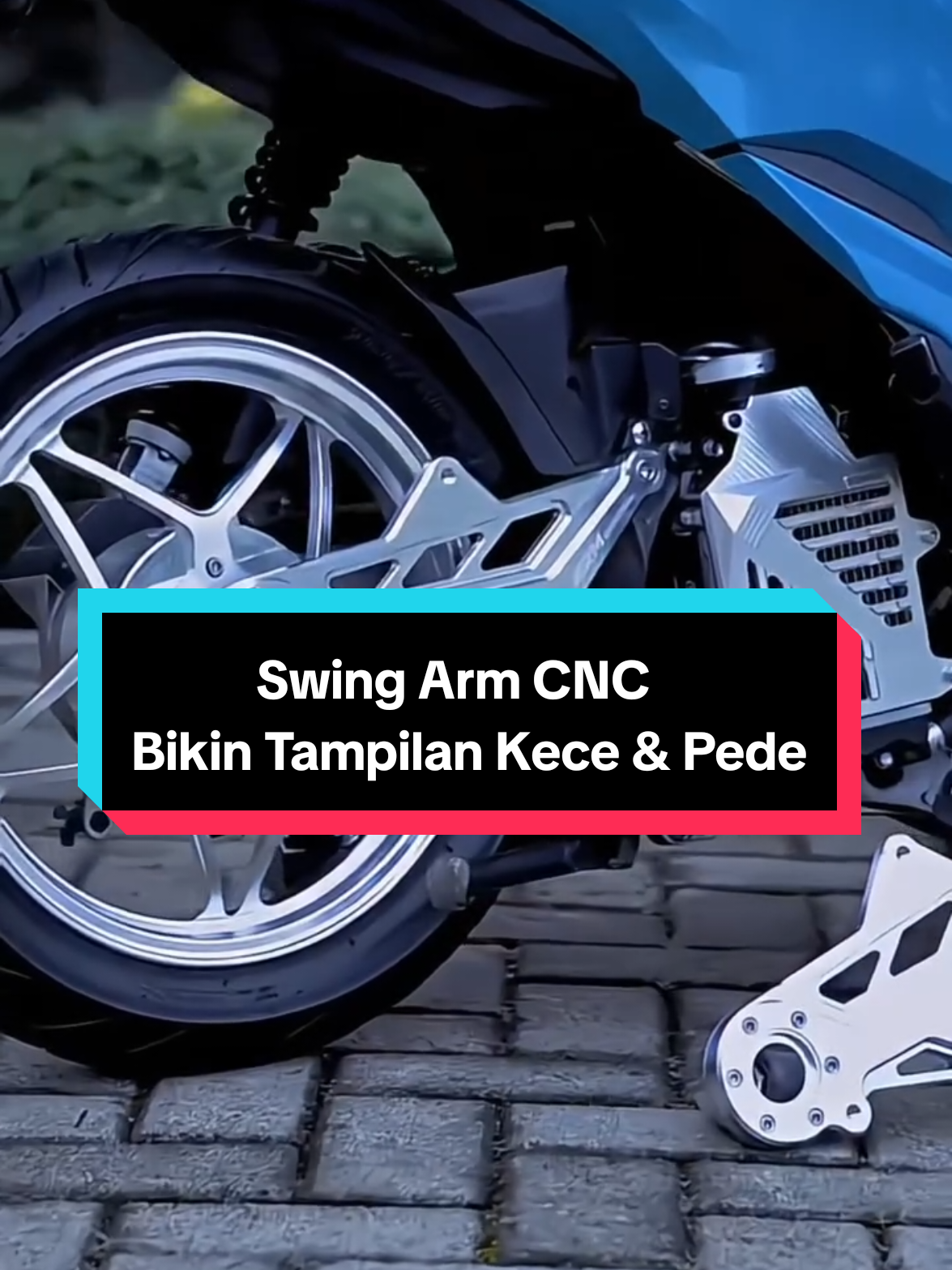 Arm Swing Arm Lengan Ayun Full CNC Honda Vario  #swingarm #swingarmcustom #swingarmcnc #swingarmvario #lenganayun #arumimotoparts #vario125 #vario150 #variomodifikasi #varioproper #varionistyindonesia #variongabers #aksesorismotor #sukucadangmotor #sparepartmotor #variasimotor #modifikasimotor #trendmotor 