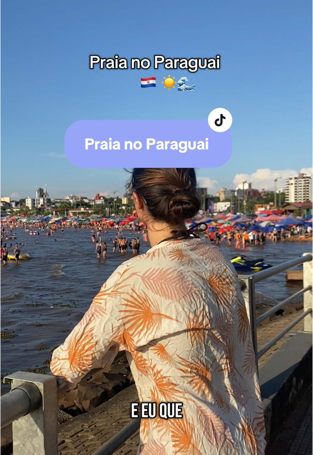 O Paraguai tem praia sim #viagem #paraguai #paraguay #encarnacion #dicadeviagem 