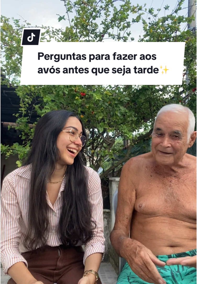 Perguntas ao vovô antes que seja tarde 🥹 #fyp #antesquesejatarde #vovô #trendingvideo #foryoupag 
