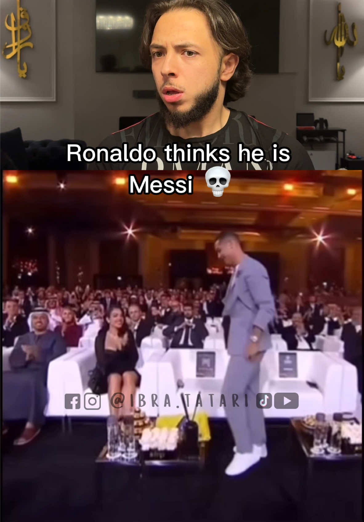 #ronaldo thinks he is #messi 💀 #footballtiktok #soccertiktok #cristianoronaldo #cristiano #lionelmessi #leomessi 