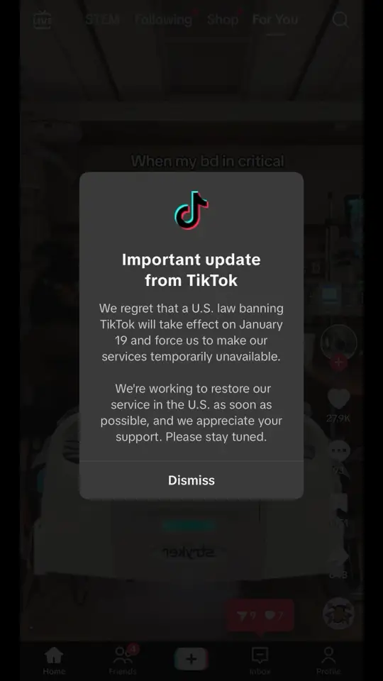 i’m still waiting for them to say sike 😭 #fyp #tiktokban 