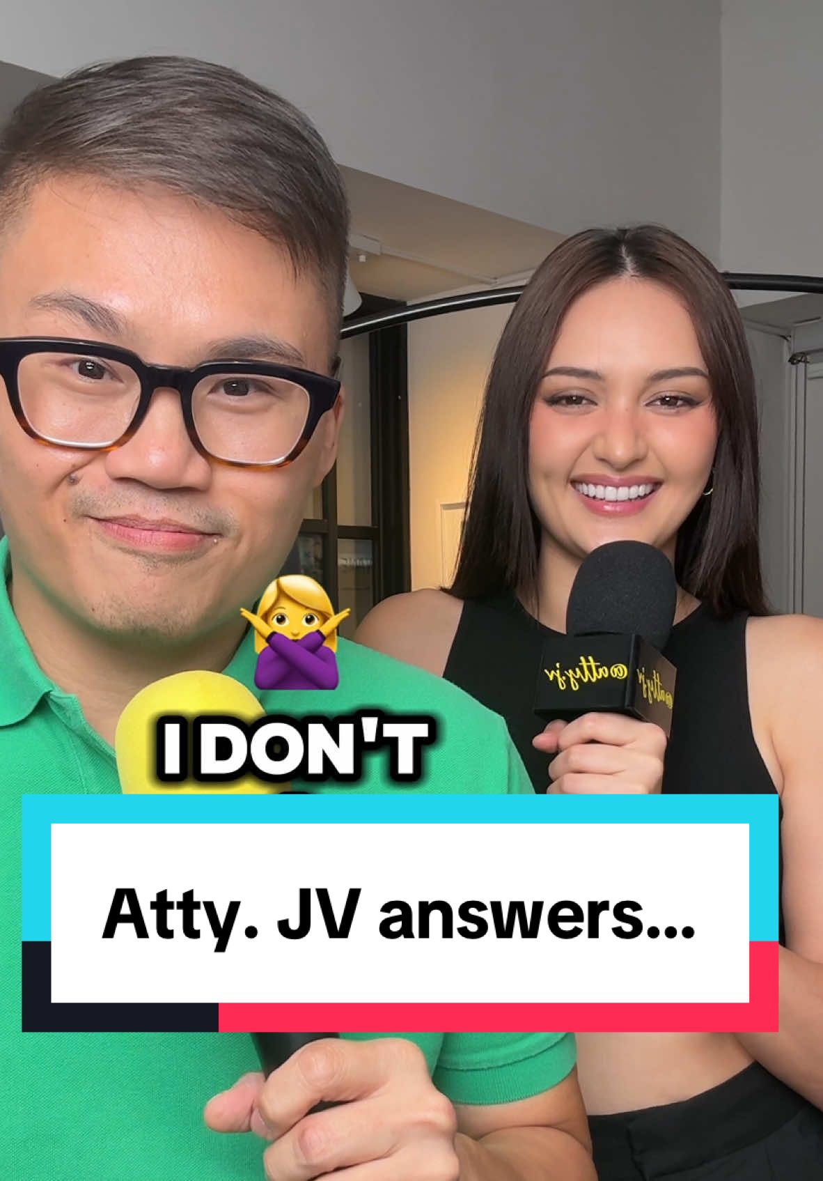 Ep. 4 | Atty. JV answers Ahtisa’s 2018 Binibining Pilipinas Question | How do you respond to ruthless criticisms?  #fyp #QandA #ahtisamanalo #binibiningpilipinas #missuniverse #missuniversephilippines #pageantqna @Ahtisa 