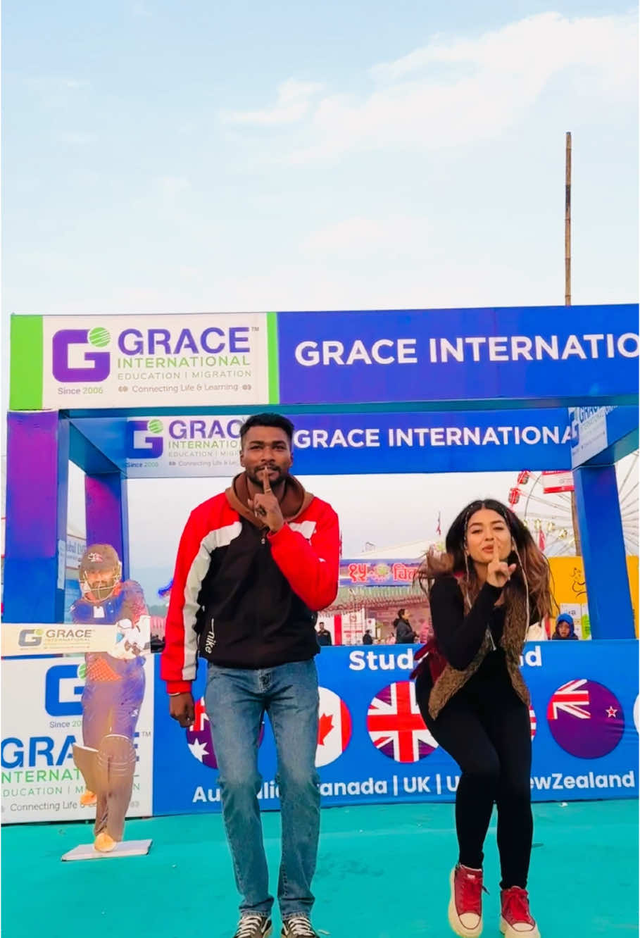 Neno waleney aahha❤️with@Prinsika Shrestha ❤️ #foryoupage #bhojad11 #kalamandirfam♥️ @Grace Chitwan do visit #graceinternational consultancy 