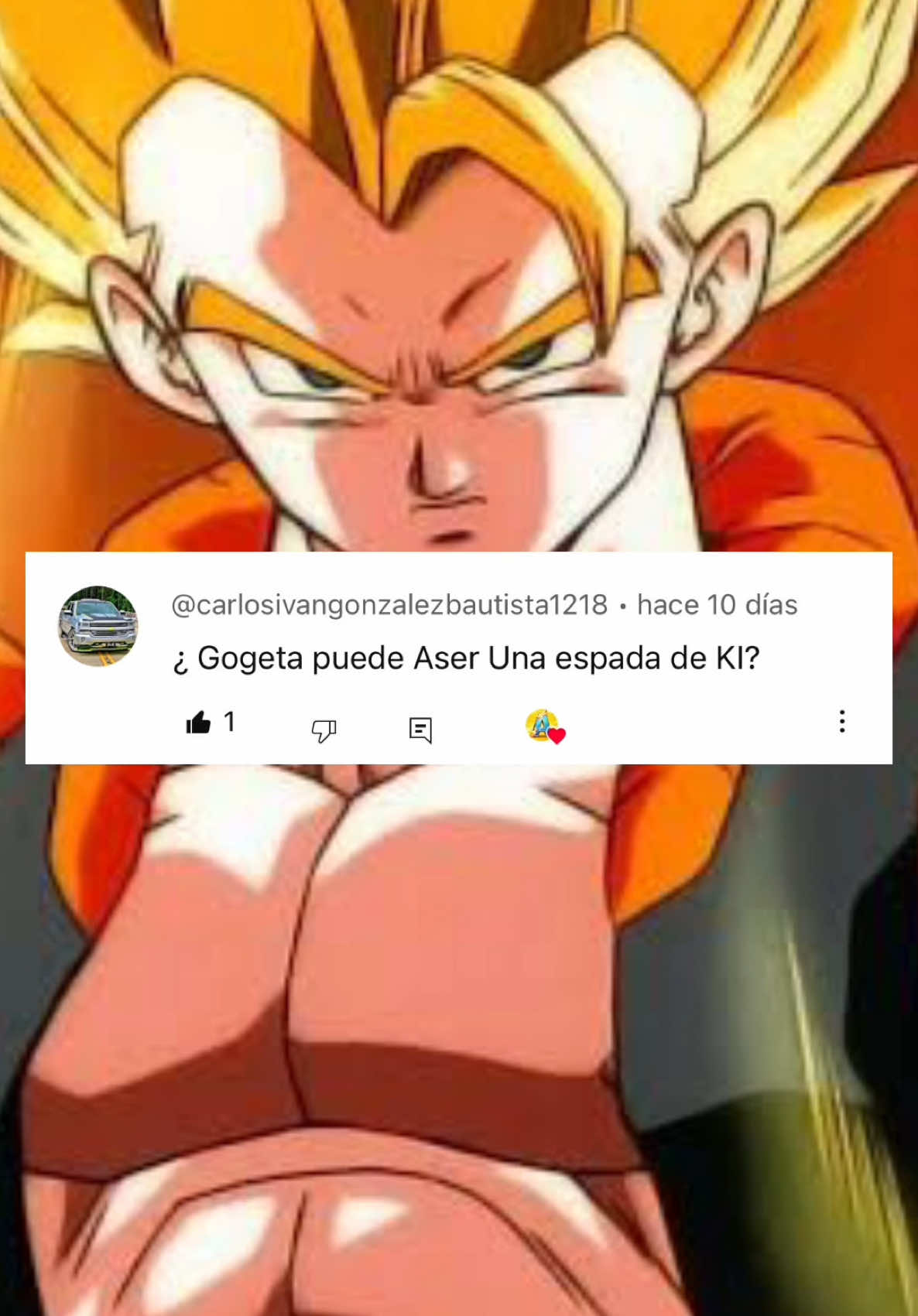 Gogeta puede hacer la Espada de Ki?