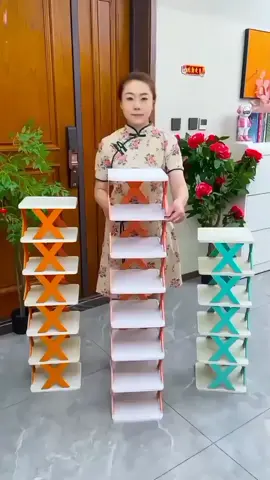 Shoe Rack😍 5 Layers Stackable Shoes Rack💥 #shoerack #stackableshoerack #5layersshoerack  #fyp 