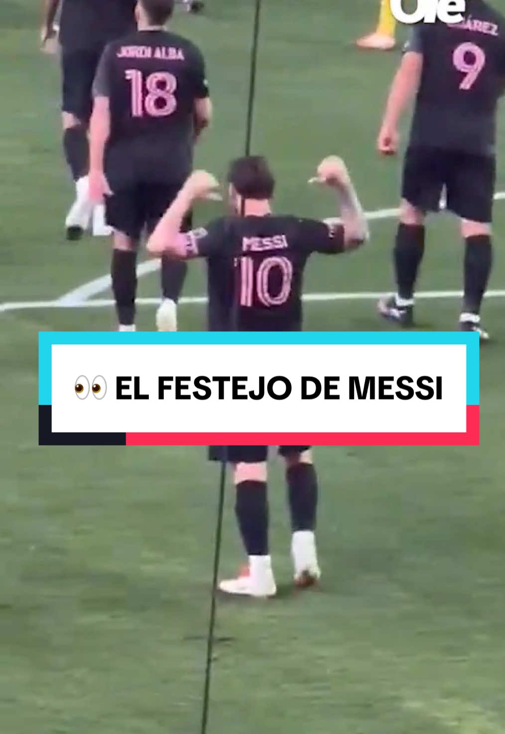 👀 El festejo de Messi tras meter su primer gol en el año ante la hinchada de América 🎥 Messismo 