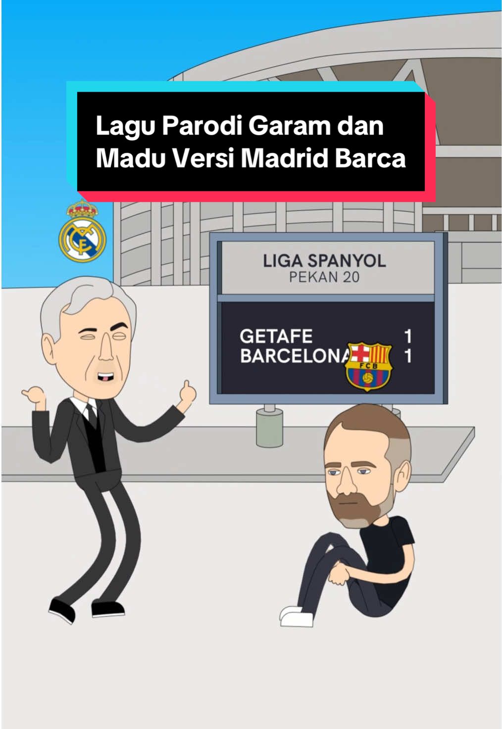 Barcelona dari 8 pertandingan di Liga cuma menang 1, mau fokus UCL kah? #animasibola #barcelona #ligaspanyol #fyp #golhiburan 