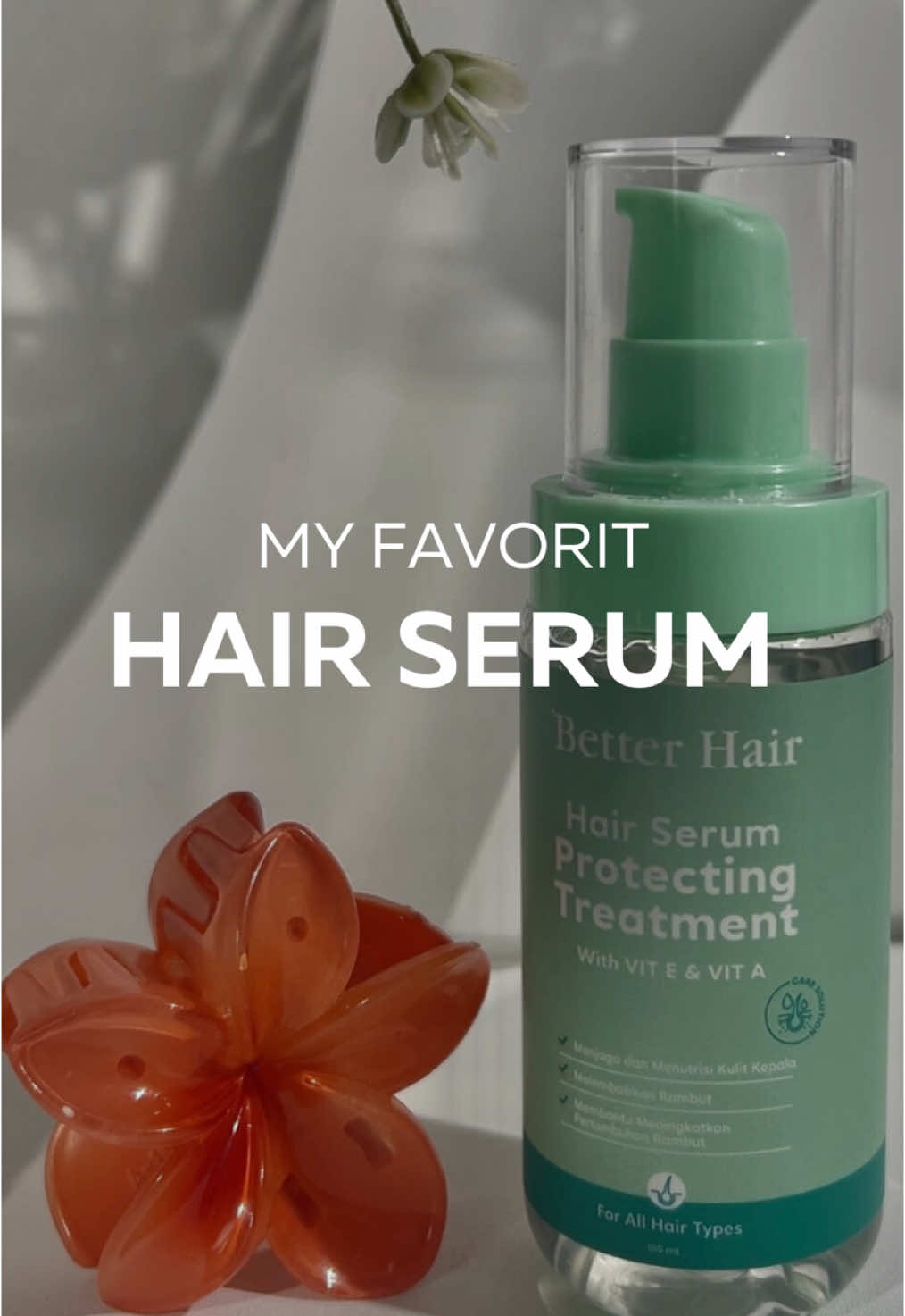 HAIR SERUM untuk rambut ternutrisi dan lebih berkilau✨ #betterhair #hairserum #hairtreatment #HairSerumProtectingTreatment #perawatanrambut #storytelling #rambutberkilau #betterstartwithbetterhair #fyp 