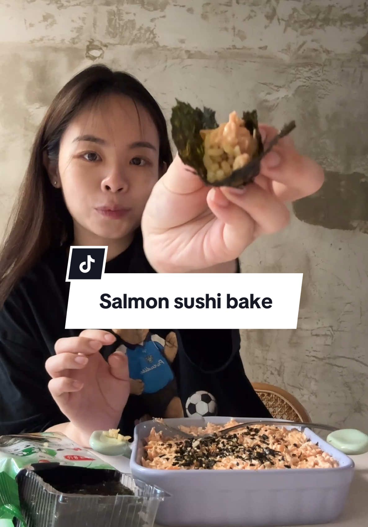 This is like the easiest recipe ever! SALMON SUSHI BAKE  Can’t believe I’m only finding out about this now?! 🥹 