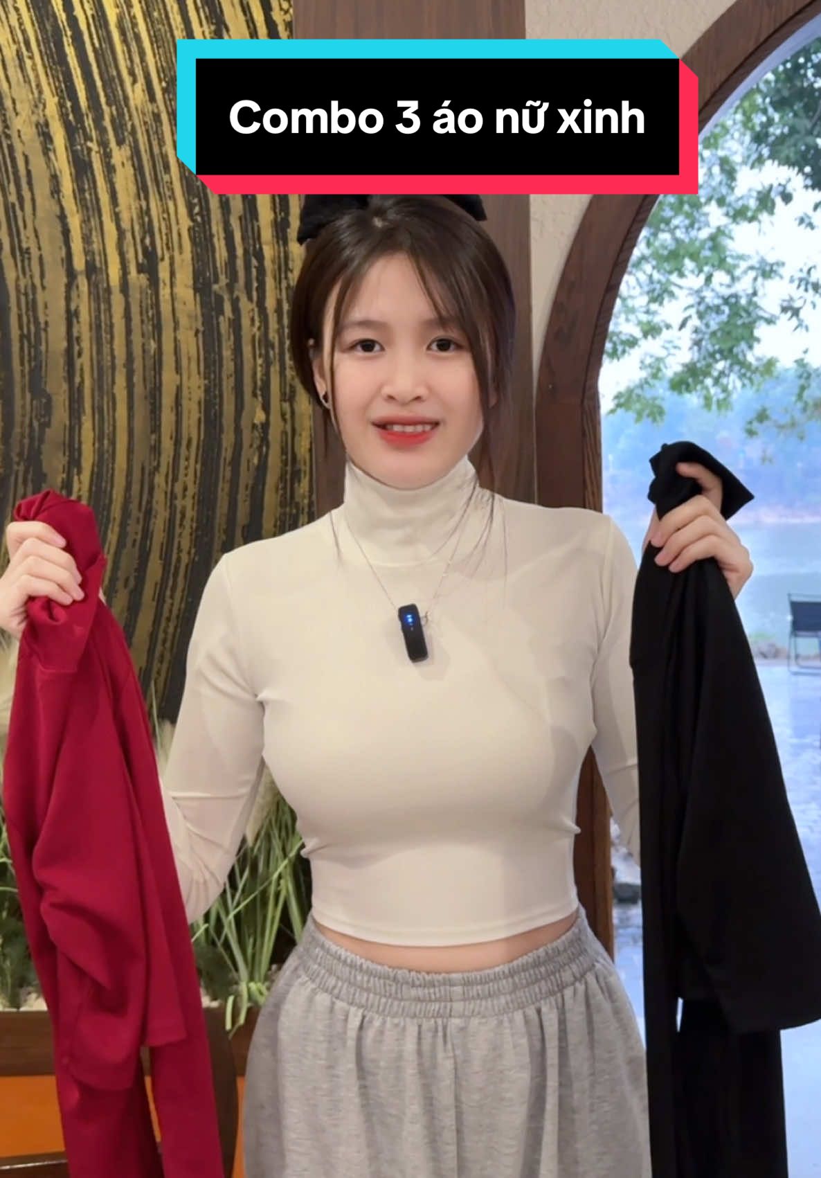 Combo 3 áo nữ xinh#aonu #aogiunhiet #aocroptop 