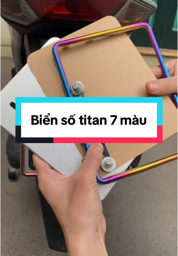 Bộ phôi biển số titan 7 màu dày đẹp lắp được luôn tại nhà đơn giản#bienso#phutung#meohay#xuhuong#chiase#huongdan#thinhhanh#thinhhanh#suaxemay#LearnOnTikTok#suaxe#suaxemay 