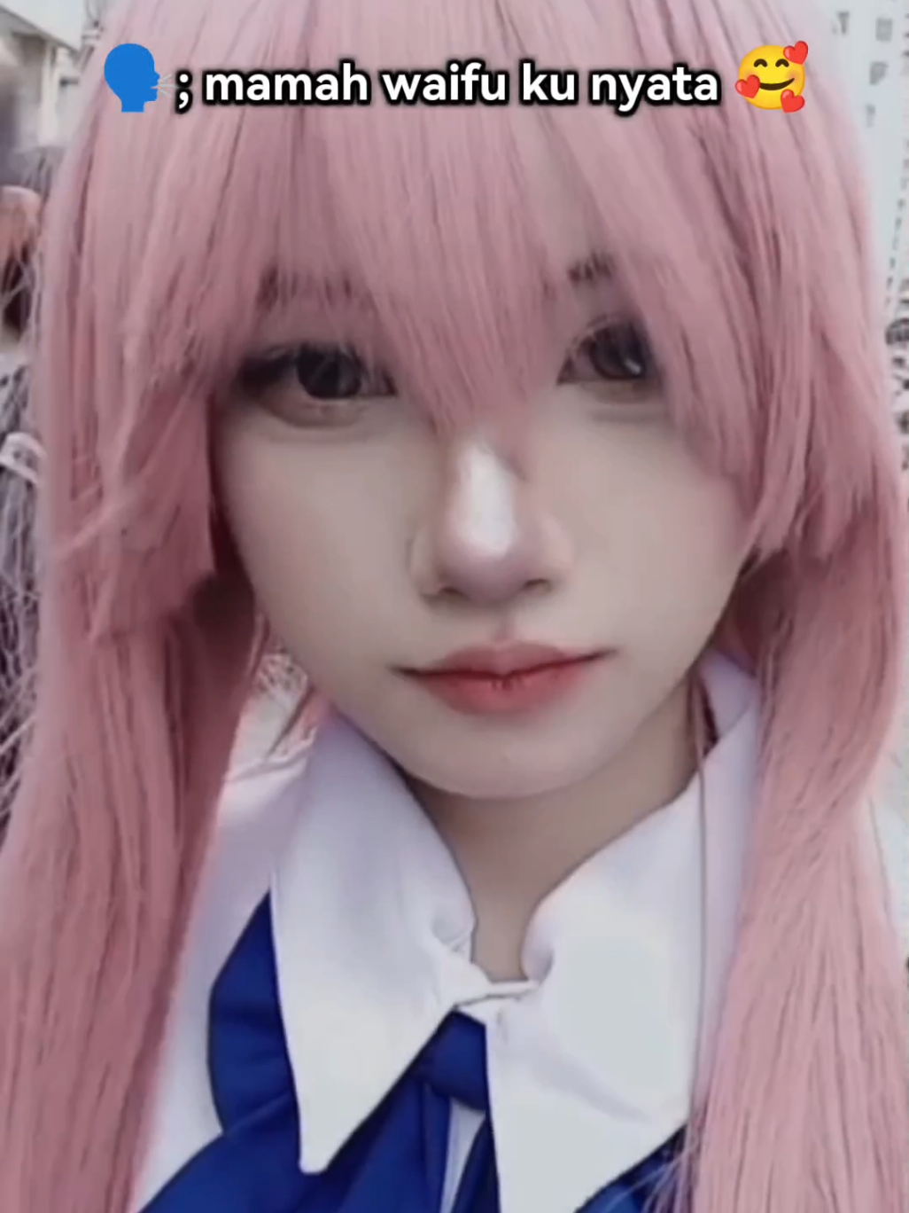 🥰waifu ku nyata@吾妻龍 ❣️ ....  .  .  .  #nishimiyashouko #nishimiya #cosplay #astolfo9 #fyp 