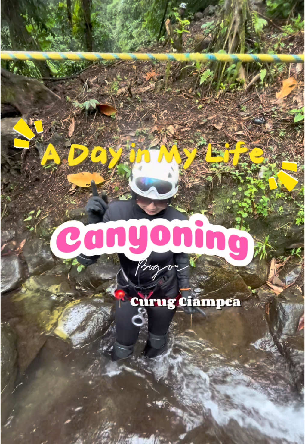 12 jam jadi 2 menit wkwk tp seru bgt bgt mau lagiiii😩 #canyoneering #canyoning #curugciampea #adiml 