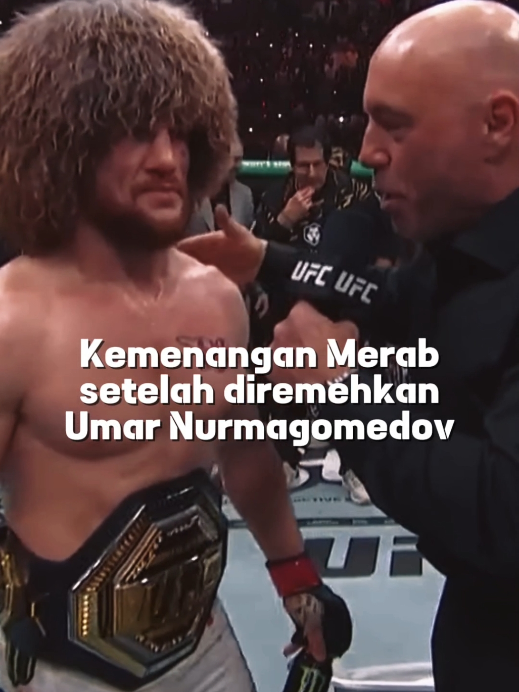 pesan dari juara bantamweight ufc, Merab Dvalishvili. #merabdvalishvili 