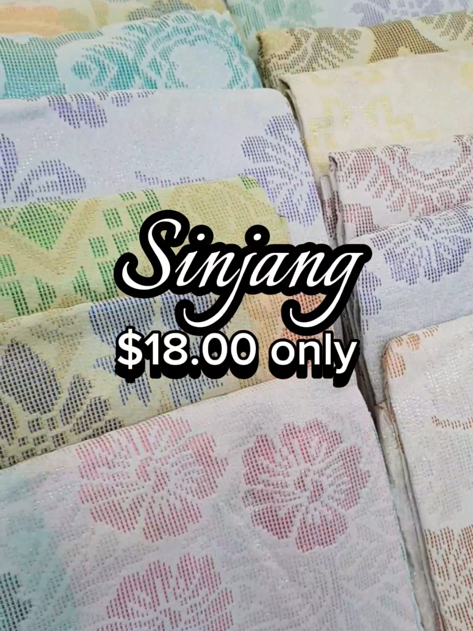 Upgrade your kain cara melayu with our Sinjang promotion! 🎉 Only $18, available at all branches. Offer ends 26th January 2025—grab yours today! #Albukhari #albukharitextiles #Sinjang #kain #brunei #bruneitiktok #bruneidarussalam 