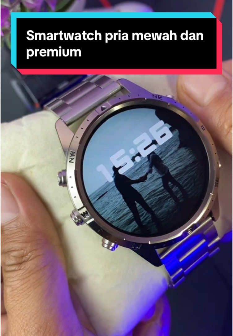 Smartwatch pria dengan tampilan yang premium dan mewah banget  #smartwatchpria #smartwatchmewah #smartwatchpremium #smartwatchoriginal #cuantanpabatas 