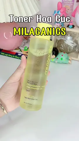 Toner hoa cúc kiềm dầu, làm sạch sâu😙#milaganics #toner#tonerhoacuc#review#eherb#goclamdep#reviewlamdep#BeautyTok#eherbvietnam#xuhuong#skincare#viral#fyp#sunnythichriviu  