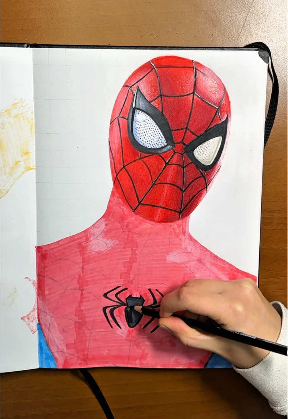 Replying to @Wepaýew Spider-Man drawing ASMR #spiderman #marvelstudios #marvelcomics #art #draw #drawing #asmr #asmrvideo #asmrdrawing 